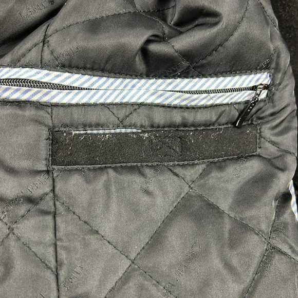 Land's End Black double Breasted Pea  Coat - Picture 6 of 13